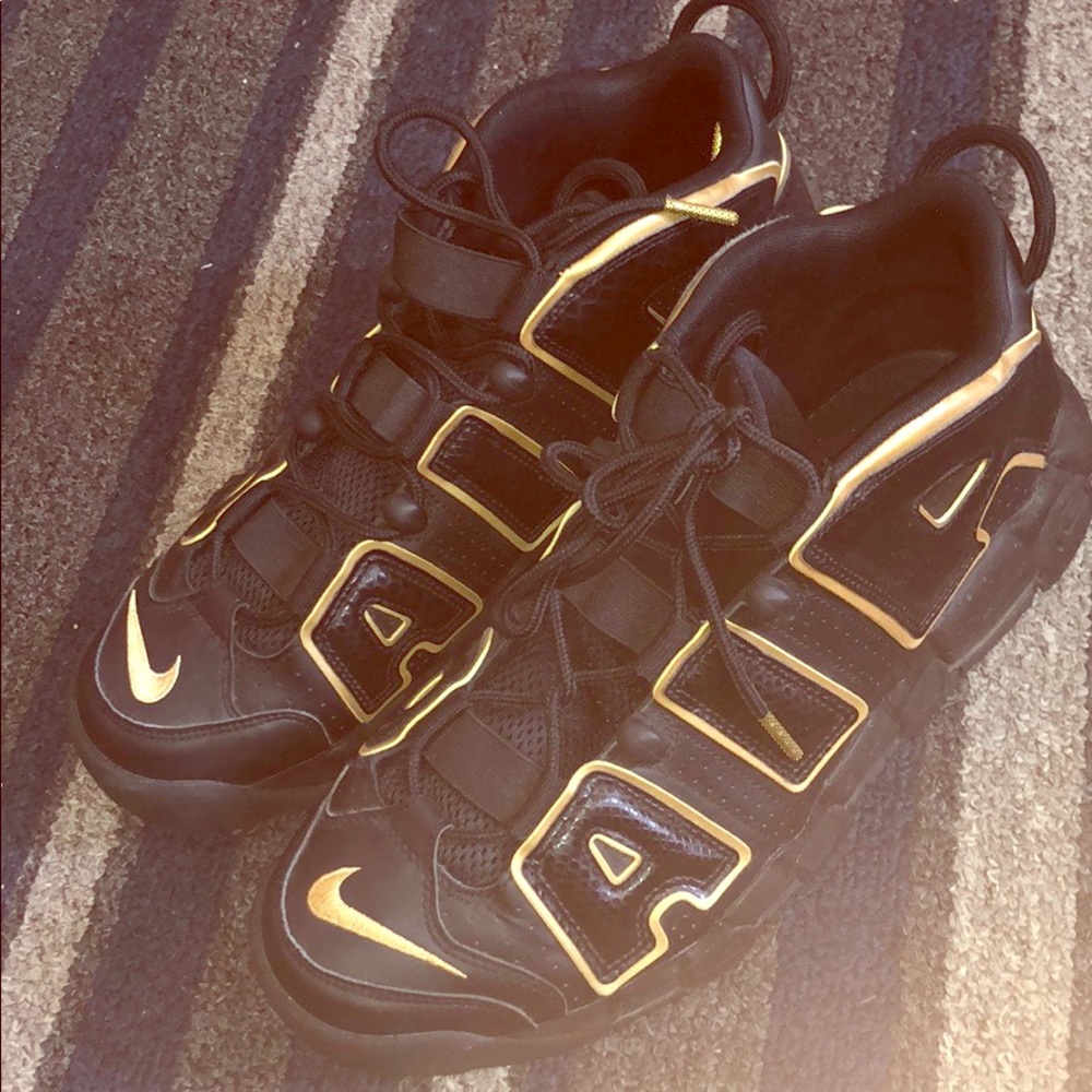 COPY - Nike Uptempo Gold - Black